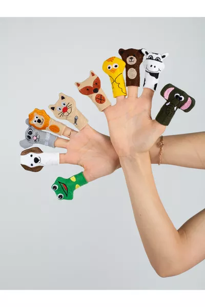 Ensemble de marionnettes à doigts Anki Toys avec animaux