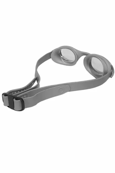 - Сиви регулируеми очила за плуване, не се запотяват