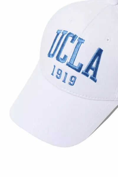 Ballard White and Blue Embroidered Hat