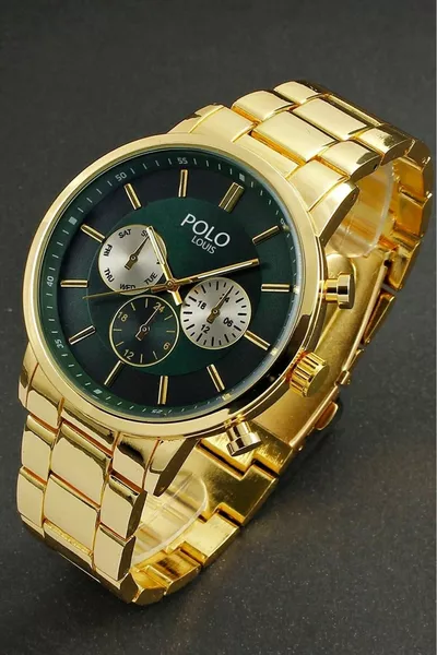 Montre-bracelet en métal de luxe pour hommes, sportive