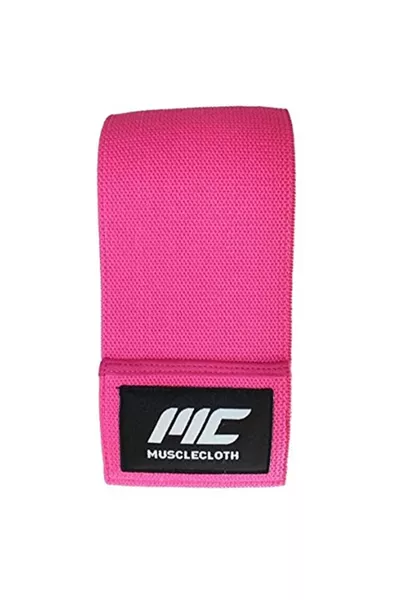 شريط مقاومة للتمارين حلقي متوسط وردي