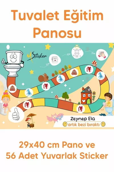 لوحة ملصقات لتعليم الحمام ممتعة وتعليمية سم