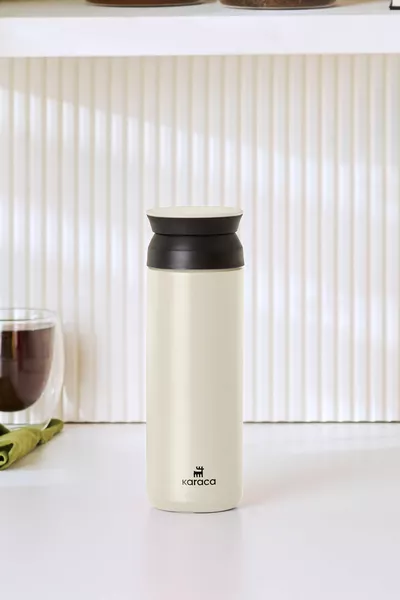 Rainbow Cream Stainless Steel Thermos ml (Keeps Hot/Cold Up to 8 Hours)