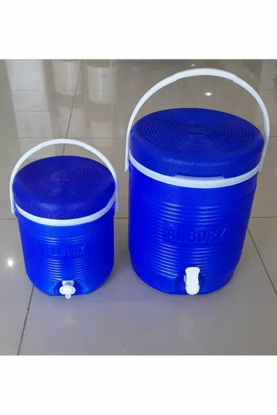 Thermos per acqua fredda Alborz, termos da picnic di prima qualità (1 L × 6 L)