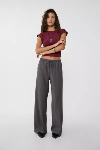 بنطال أنيق واسع الساق