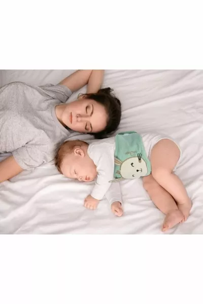 حزام بطن للأطفال بنواة الكرز مضاد للغاز - نعناع - Mommyslab