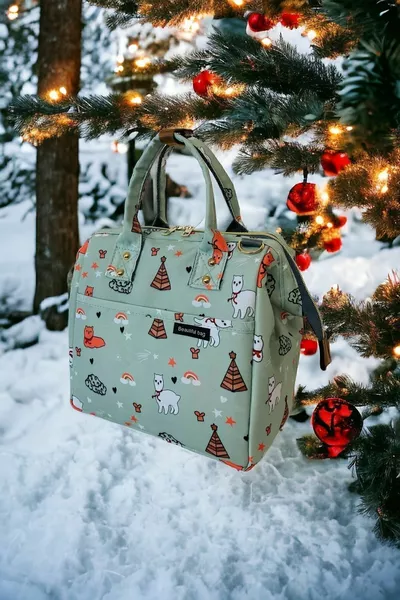 Термосумка с теплоизоляцией и водонепроницаемой защитой для переноски еды