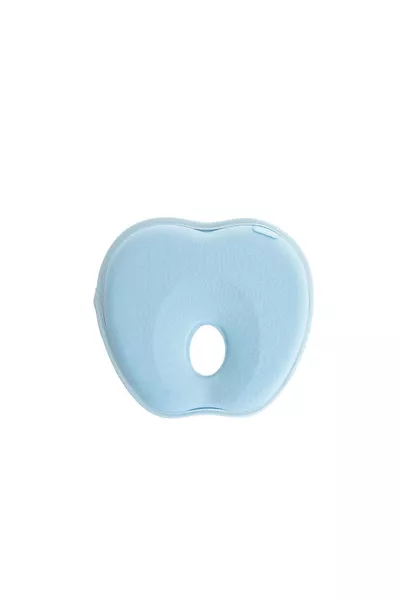 Oreiller à tête plate bleu