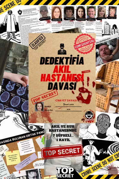 لعبة التحري، مستشفى ديتيكتيفيا للأمراض العقلية، لعبة حل الجرائم وإيجاد القاتل، لعبة التحري