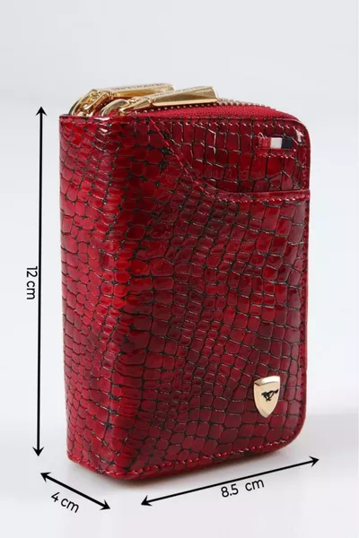 Tutku Женски портфейл и калъф за карти от естествена кожа