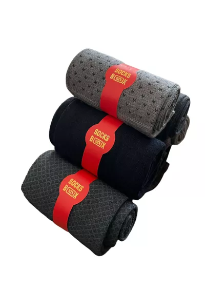 Calze Unisex Premium in Bambù Senza Cuciture 4 Stagioni, Confezione Regalo da 6 Paia