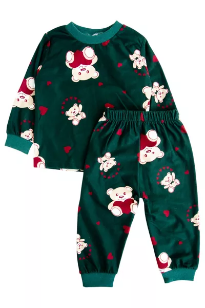 طقم أطفال ورضع مطبوع مختلط من عمر 1-4 سنوات