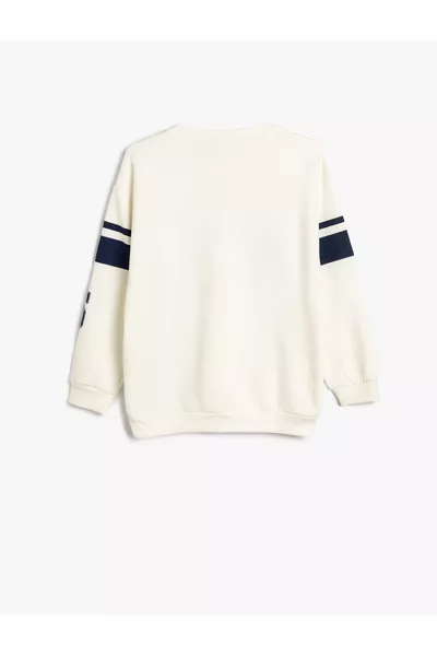 Snoopy Licensed Fleece Long Sleeve Fleece Sweatshirt