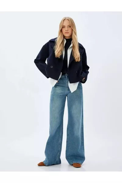 Navy Blue Women's Jacket EW