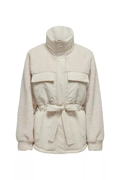 Cappotti crema da donna GIACCA DI PELUCHE IMBOTTITA IN MISTO THEMIANNA