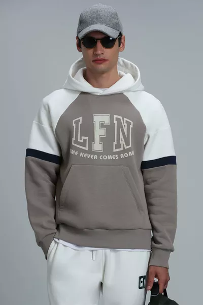 Never Men’s Sweatshirt Beige