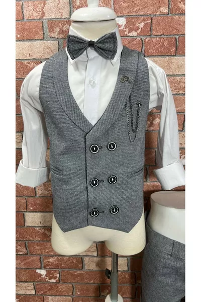 Ensemble Chemise avec Gilet 5  ans Venise