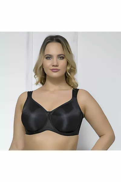  Черен Минимайзер Сутиен с Банели
