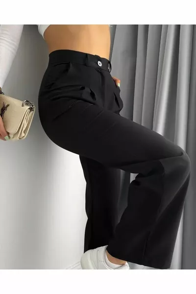 Hoge Taille Palazzo Broek