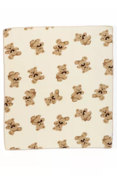 Bär Muster Velsoft Decke