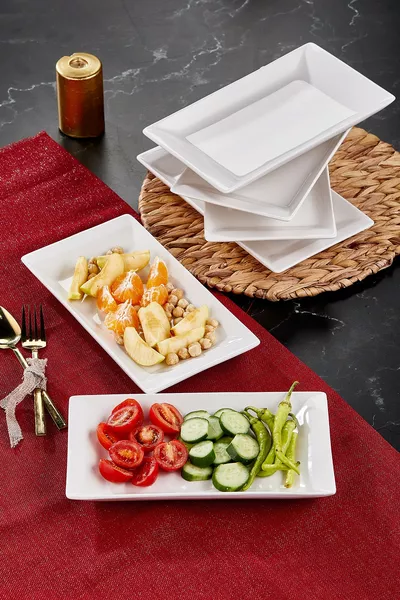 6-Piece Special Kütahya Series Serving/Presentation Plate, A-Grade Ceramic, Istanbul