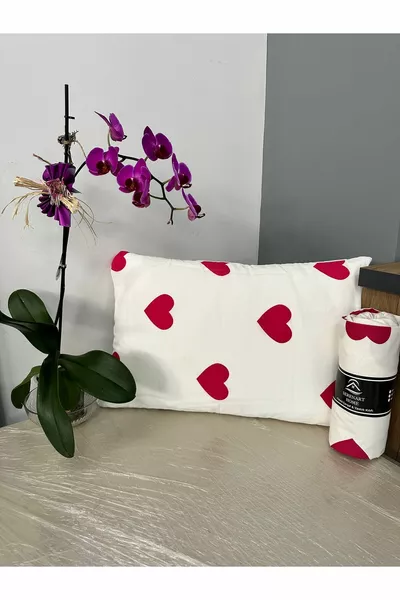 Двоен комплект чаршафи с ластик + 2 калъфки за възглавници 