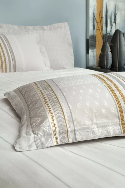 Комплект постельного белья Pamena Ranforce для двуспальной кровати - серый