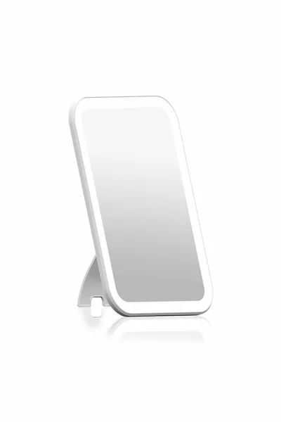  Презареждащо се огледало за грим с LED осветление, бяло