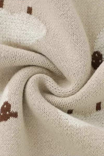 Strickbabysdecke für Mädchen und Jungen  cm x  cm Neue Lammspielzeuge Beige