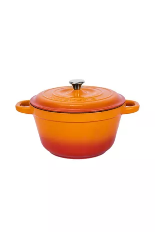 Gietijzeren ronde pan met deksel New Heritage-serie Diameter(Ø)cm.