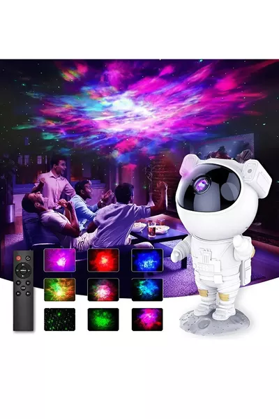 Астрономический проектор с LED-подсветкой, лазерной галактикой , звездным проекционным эффектом, северным сиянием, туманностью, ночник для детей