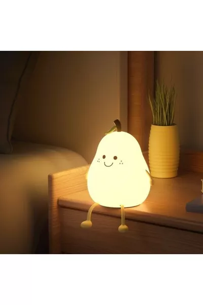 Ночник в форме груши с изменением цвета, заряжаемый через USB