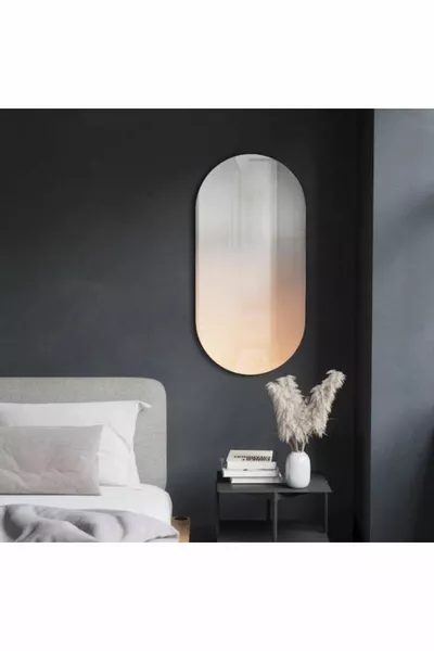 Miroir elliptique décoratif sans cadre  cm