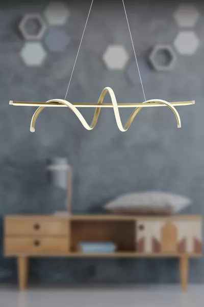 Plafonnier LED moderne effet vieilli lumière du jour pour salon, cuisine, chambre, hall avec LED, lustre LED pour table à manger