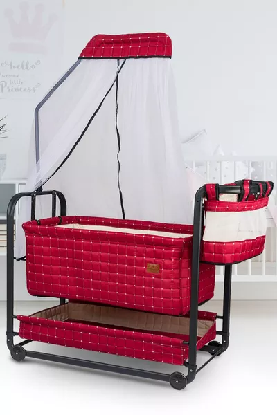 سرير طفل محمول هزاز إلى جانب الأم، سرير أرجوحة، سرير سلة، زفير