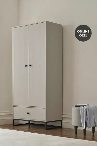 Armadio Kalinsta a 2 Ante - Bianco