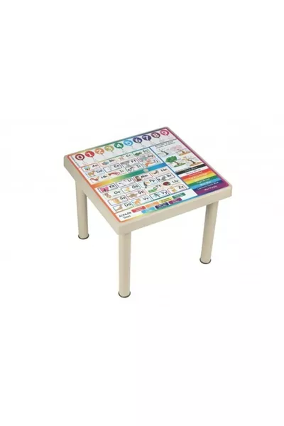 Tavolo per bambini in plastica Mandella Rubi con motivo turco