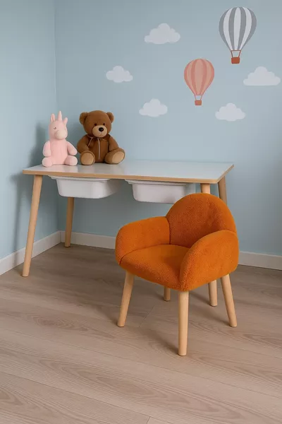 Activity Table Wooden Kids Table Armchair Chair