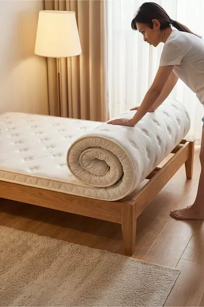 Materasso Ortopedico Completo con Retrazione in Spugna, Coprimaterasso, Topper, Materasso da Pavimento