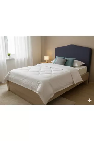 Housse de tête de lit pour lit double en tissu de qualité élastique cm