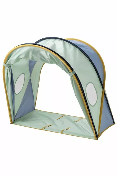 مظلة السرير القابلة لتعديل العرض، أزرق-أخضر، الارتفاع: سم العرض: // سم