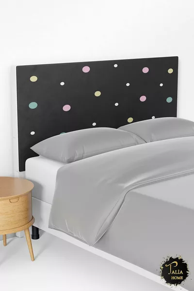 Gece Desenli Yatak Baza Başlık Kılıfı 