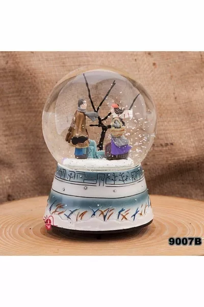 Зимняя Сказка Снежный Шар, Музыкальный, Светящийся Снежный Шар Зимняя Сказка Снежный Шар, Му