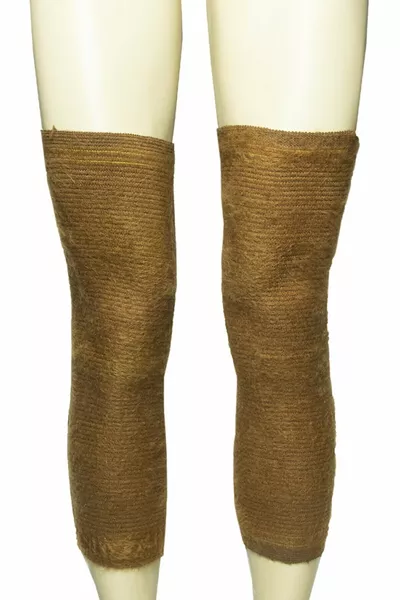 Kameelhaar Wol Lange Kniewarmers Warm (Dubbel) Kameelwol Kniewarmers