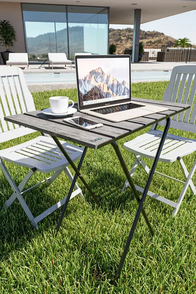 Folding Kitchen Table Height Adjustable Wooden Camping Table Picnic Table Balcony Table