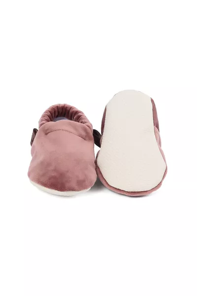 حواء مخملية وردية للرضع