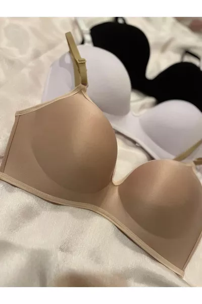 Women's Lotus (Non-Padded) Non-Wired Supportive 3-Piece Bra Set.