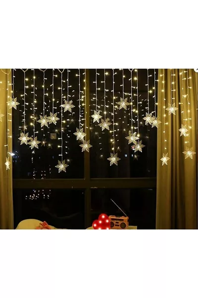 Светодиодная люстра 'Снежинка' с занавеской, солнечный свет,  подвесок,  светодиодов