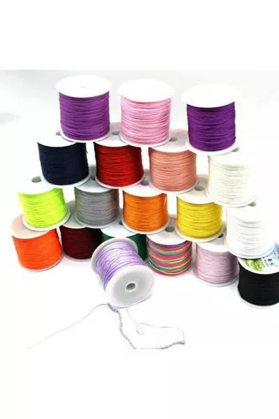  метра въже за парашут в  различни цвята