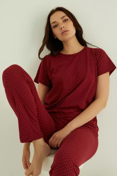 طقم بيجامة قطني